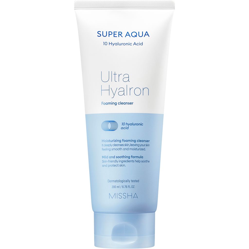 фото упаковки Missha Пенка для умывания и снятия макияжа Super Aqua Ultra Hyalron