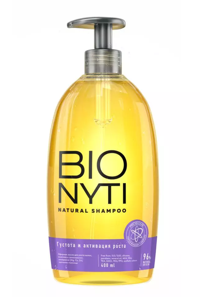 фото упаковки Bionyti Шампунь для волос Густота и активация роста