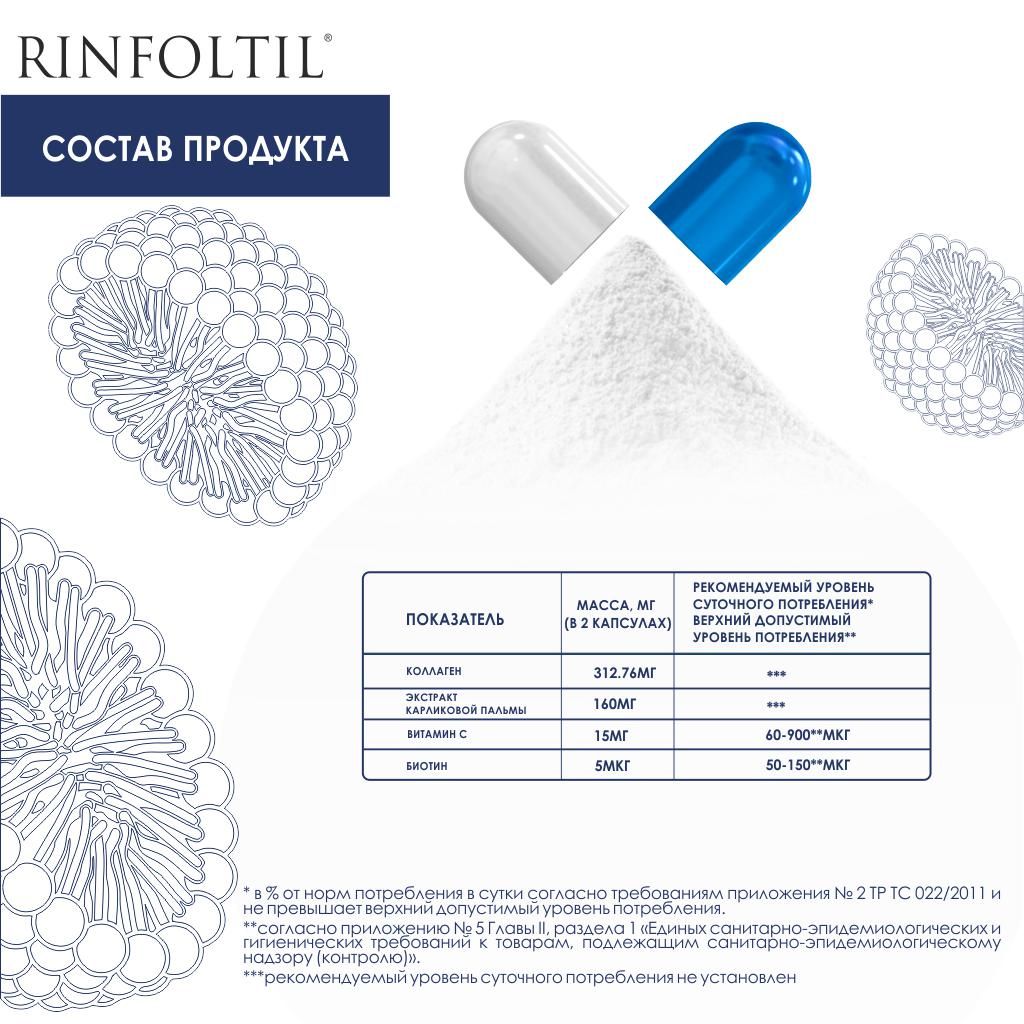 Ринфолтил Морской Коллаген, 362 мг, капсулы, 60 шт.