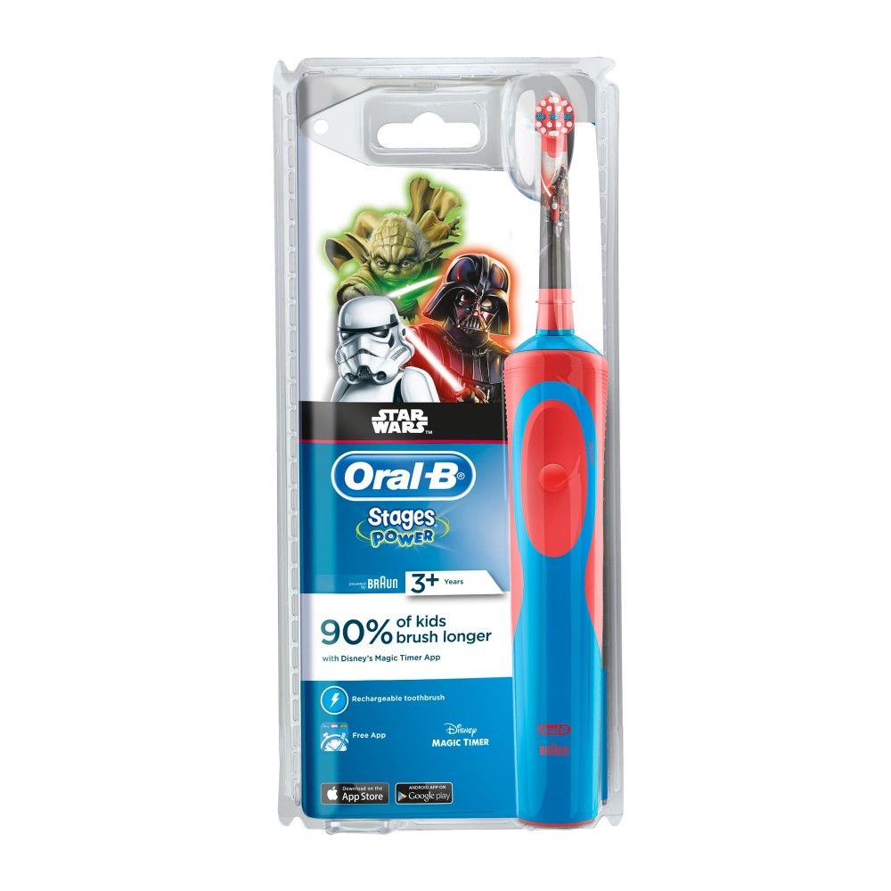 фото упаковки Электрическая зубная щетка для детей Oral-B Stages Power Star Wars