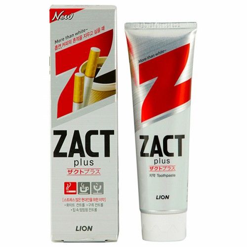 фото упаковки Zact Lion Зубная паста Отбеливающая
