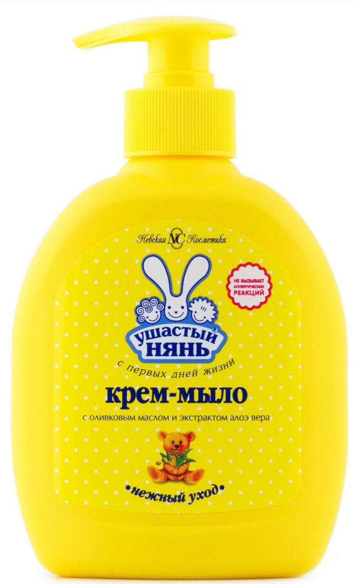 фото упаковки Ушастый Нянь Крем-мыло с экстрактом алоэ