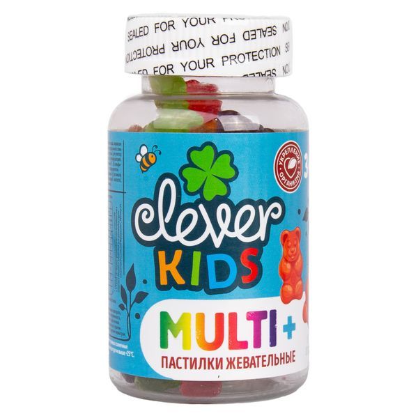 фото упаковки Clever Kids Мармелад витаминный