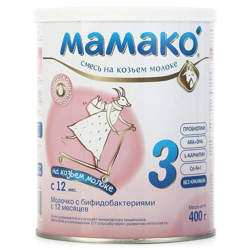 фото упаковки Мамако 3 Premium молочная смесь на основе козьего молока