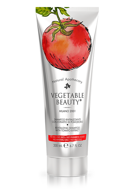 фото упаковки Vegetable Beauty Шампунь Ревитализирующий с экстрактом помидора