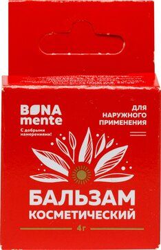 фото упаковки Bona Mente Бальзам косметический С добрыми намерениями, 4 г, 1 шт. фото упаковки Bona Mente Бальзам косметический С добрыми намерениями