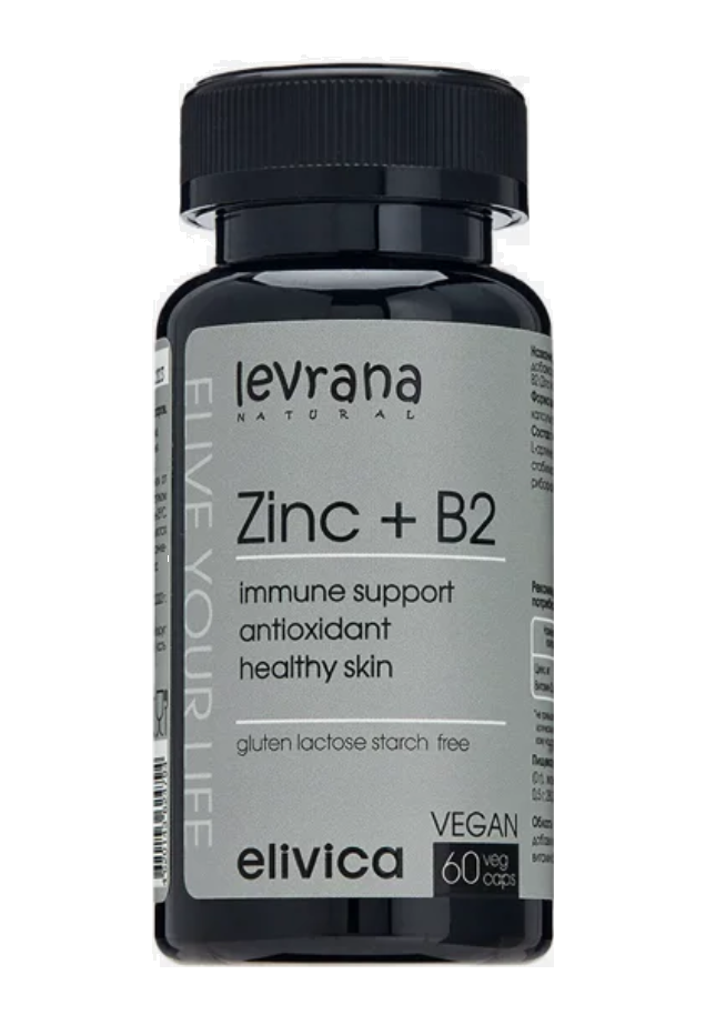 фото упаковки Elivica Пиколинат цинка и Витамин В2