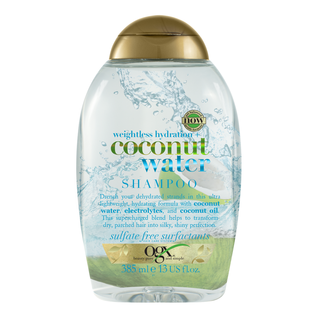 фото упаковки Ogx Шампунь с кокосовой водой Невесомое увлажнение
