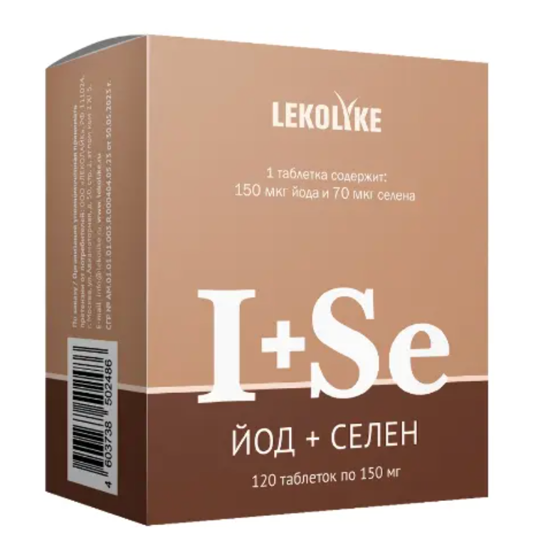 фото упаковки Lekolike Йод + Селен