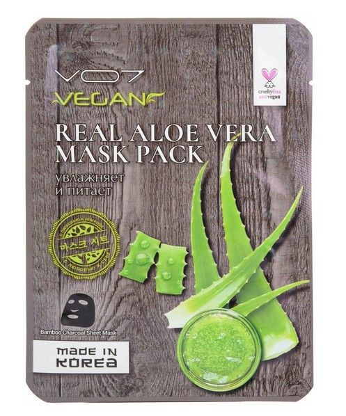 фото упаковки VO7 Real Vegan Маска для лица Питательная с экстрактом Алоэ вера