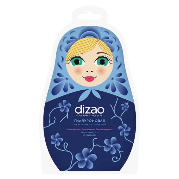 фото упаковки Dizao Маска для лица и подбородка Гиалуроновая