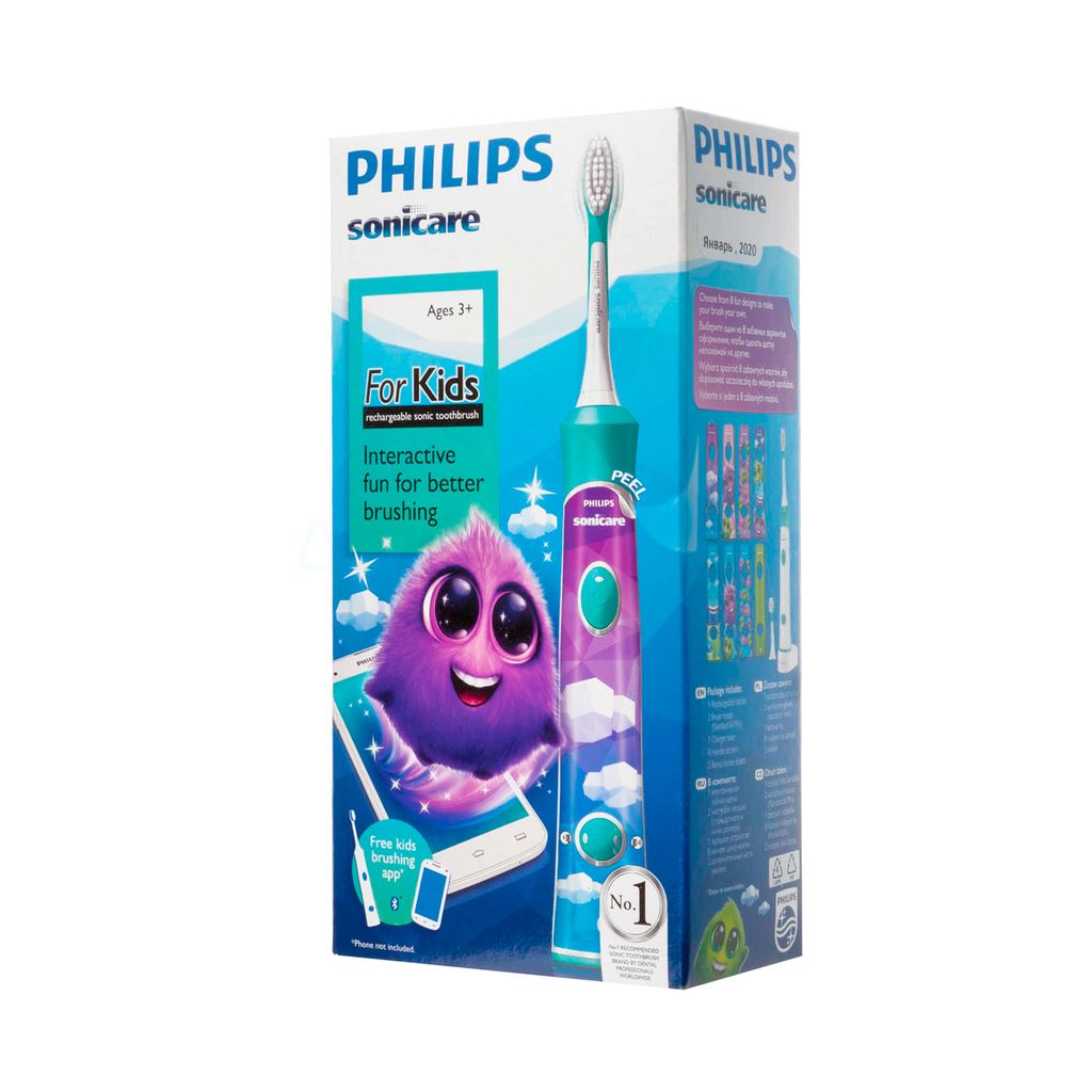 фото упаковки Philips Sonicare электрическая зубная щетка с 3х лет