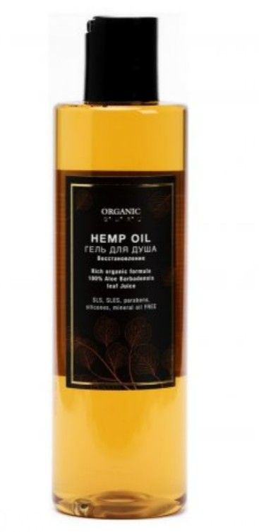 фото упаковки Organic Guru Hemp oil Гель для душа Восстановление