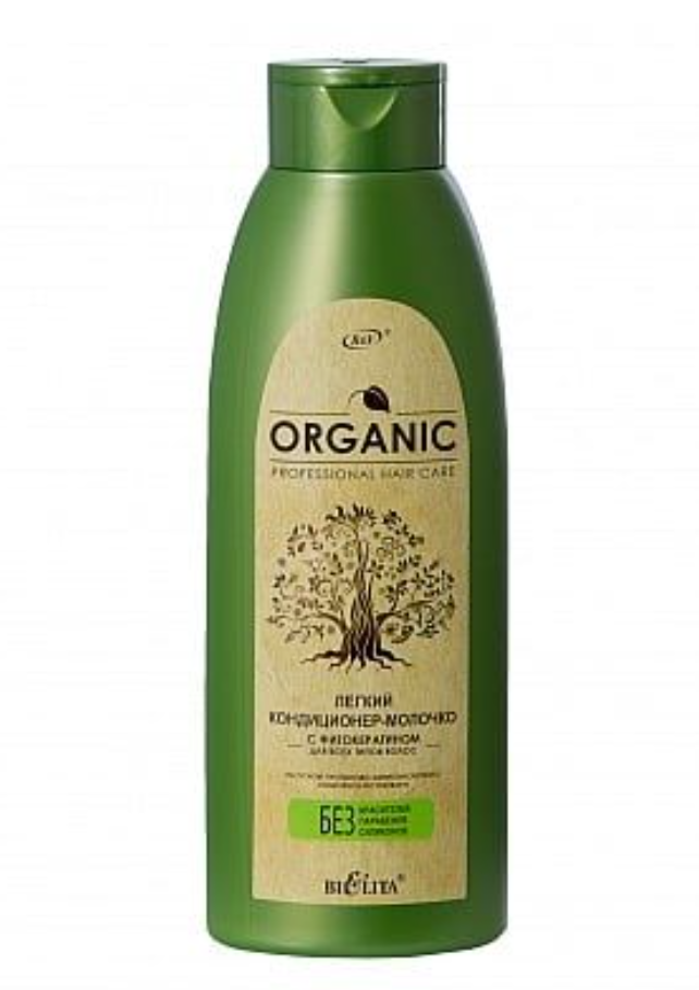 фото упаковки Belita Organic Кондиционер-молочко для волос Лёгкий