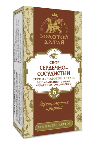 фото упаковки Золотой Алтай Сбор Сердечно-сосудистый №6