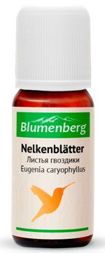 фото упаковки Blumenberg Эфирное масло Листья гвоздики