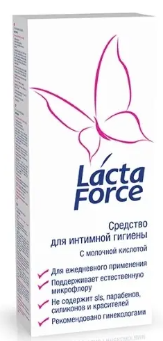 фото упаковки 911 Lactaforce средство для интимной гигиены