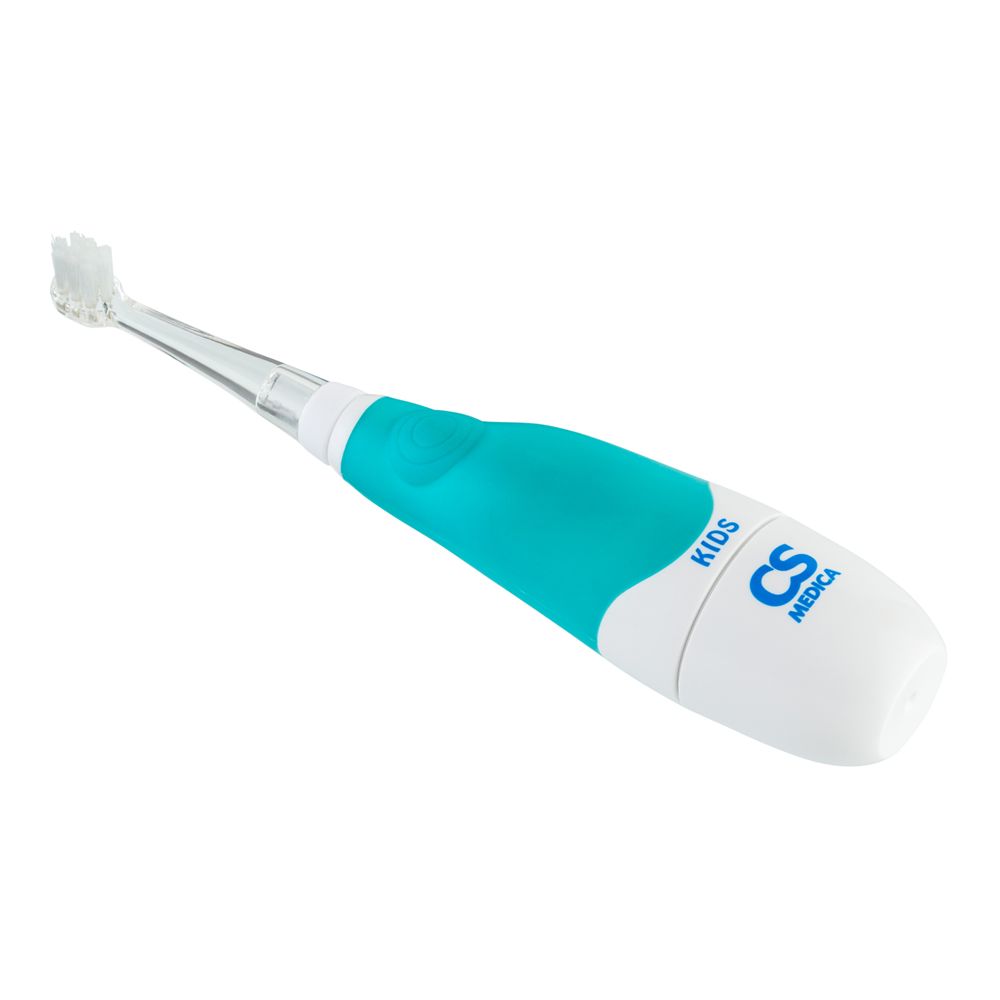 Электрическая зубная щетка звуковая CS Medica CS-561 Kids, голубого цвета, 1 шт.