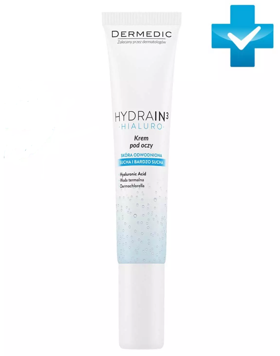 фото упаковки Dermedic Hydrain3 Hialuro Крем для кожи вокруг глаз