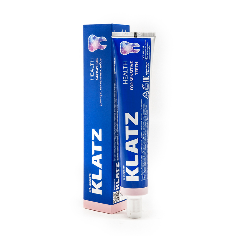 фото упаковки Klatz Health Зубная паста Сенситив