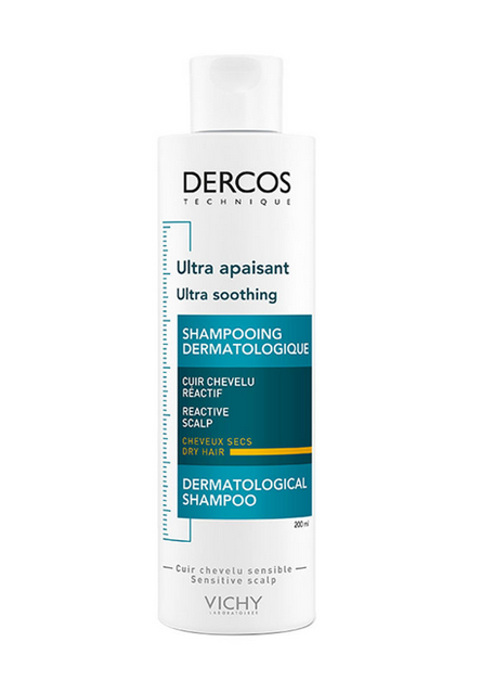 фото упаковки Vichy Dercos успокаивающий шампунь для сухих волос