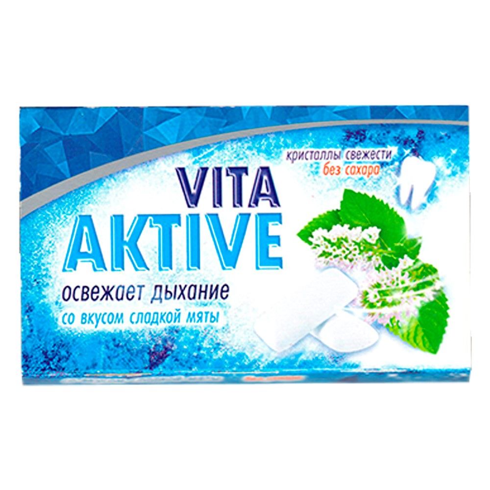 фото упаковки Vita Aktive Жевательная резинка Сладкая мята