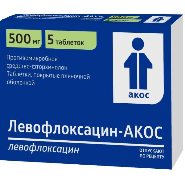 фото упаковки Левофлоксацин-АКОС