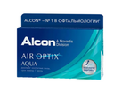 Alcon Air Optix aqua контактные линзы плановой замены, BC=8,6 d=14,2, D(-8.00), стерильно, 3 шт.