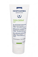 Isispharma Teen Derm Гель для умывания очищающий и отшелушивающий, гель для умывания, для проблемной кожи, 40 мл, 1 шт.