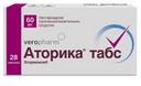 Аторика табс, 60 мг, таблетки, покрытые пленочной оболочкой, 28 шт.