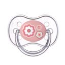 Canpol Newborn baby Пустышка круглая силиконовая 6-18 м, арт. 22/563, розового цвета, 1 шт.