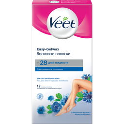 Veet Easy-Gelwax Полоски восковые для чувствительной кожи