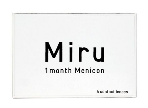 Miru 1month Menicon Линзы контактные ежемесячной замены, BC=8.3 d=14.0, D(-2.00), 6 шт.