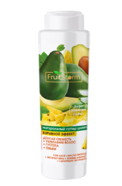 FruitStorm Супер Шампунь натуральный, шампунь, 250 мл, 1 шт.