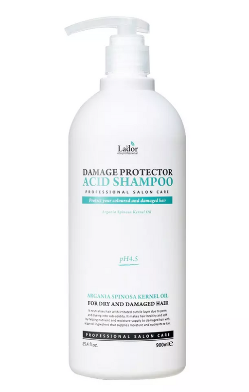 La'dor Damaged Protector Acid Шампунь с аргановым маслом, шампунь, для поврежденных волос, 900 мл, 1 шт.