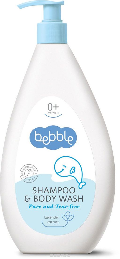 Bebble Шампунь детский для волос и тела, шампунь, 400 мл, 1 шт.