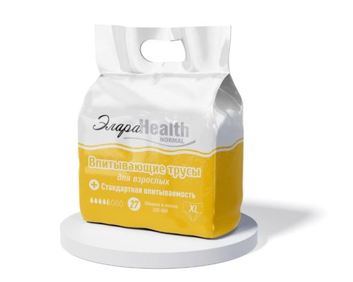 ЭлараHealth Подгузники-трусики для взрослых, XL, нормал, 27 шт.