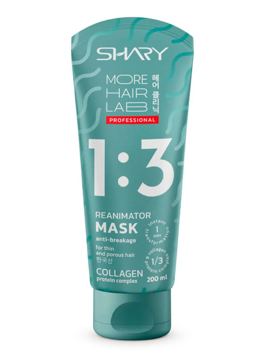 Shary Маска-реаниматор Коллаген, маска, против ломкости для тонких и пористых волос, 200 мл, 1 шт.