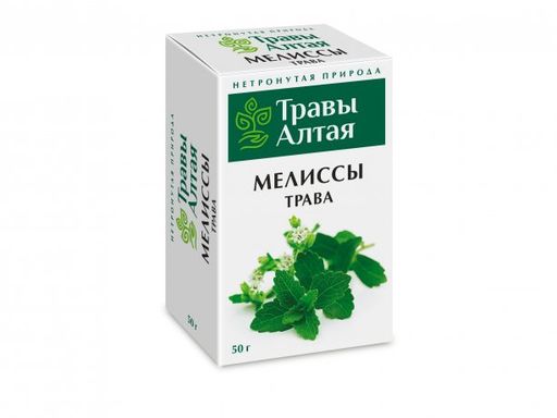 Травы Алтая Мелиссы трава, фиточай, 50 г, 1 шт.