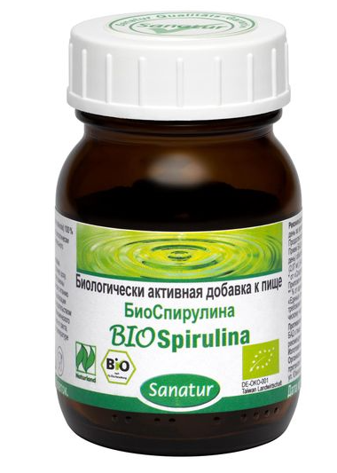Sanatur БиоСпирулина, таблетки, 80 шт.