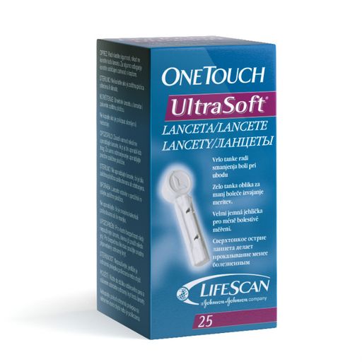 OneTouch UltraSoft ланцеты, 25 шт.