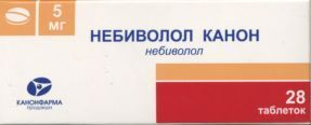 Небиволол Канон, 5 мг, таблетки, 28 шт.