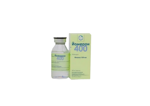 Йомерон, 400 мг йода/мл, раствор для внутрисосудистого введения, 100 мл, 1 шт.