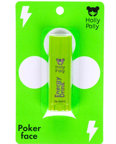 Holly polly poker face бальзам для губ, энергетик, 4,8 г, 1 шт.