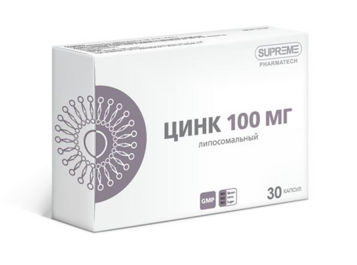 Supreme Pharmatech Цинк липосомальный, капсулы, 30 шт.