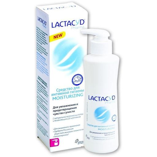 Lactacyd Pharma Moisturizing Средство для интимной гигиены увлажняющее, гель, 250 мл, 1 шт.