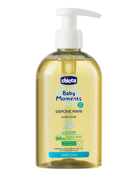 Chicco Baby moments Мыло жидкое для рук для детей, мыло жидкое, для детей с рождения, 250 мл, 1 шт.