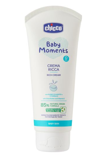 Chicco baby moments Крем питательны для детей, для детей с рождения, крем для детей, питательный, 100 мл, 1 шт.
