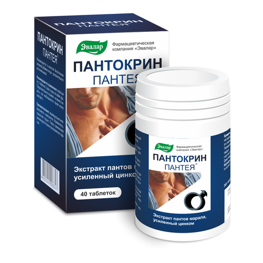 Пантокрин Пантея (БАД), 200 мг, таблетки, 40 шт.